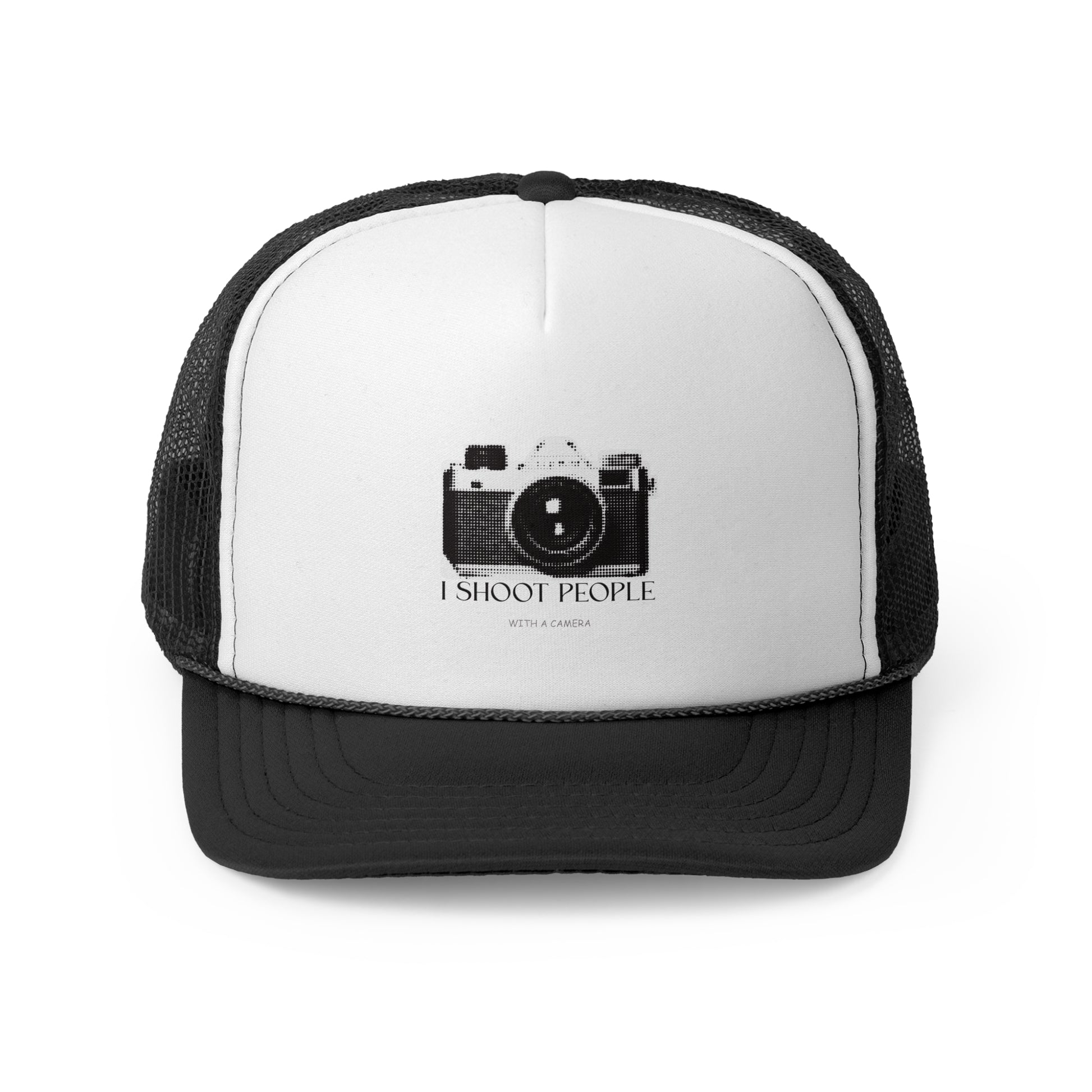 "I Shoot People (With a Camera)” – Funny Photographer Trucker Hat