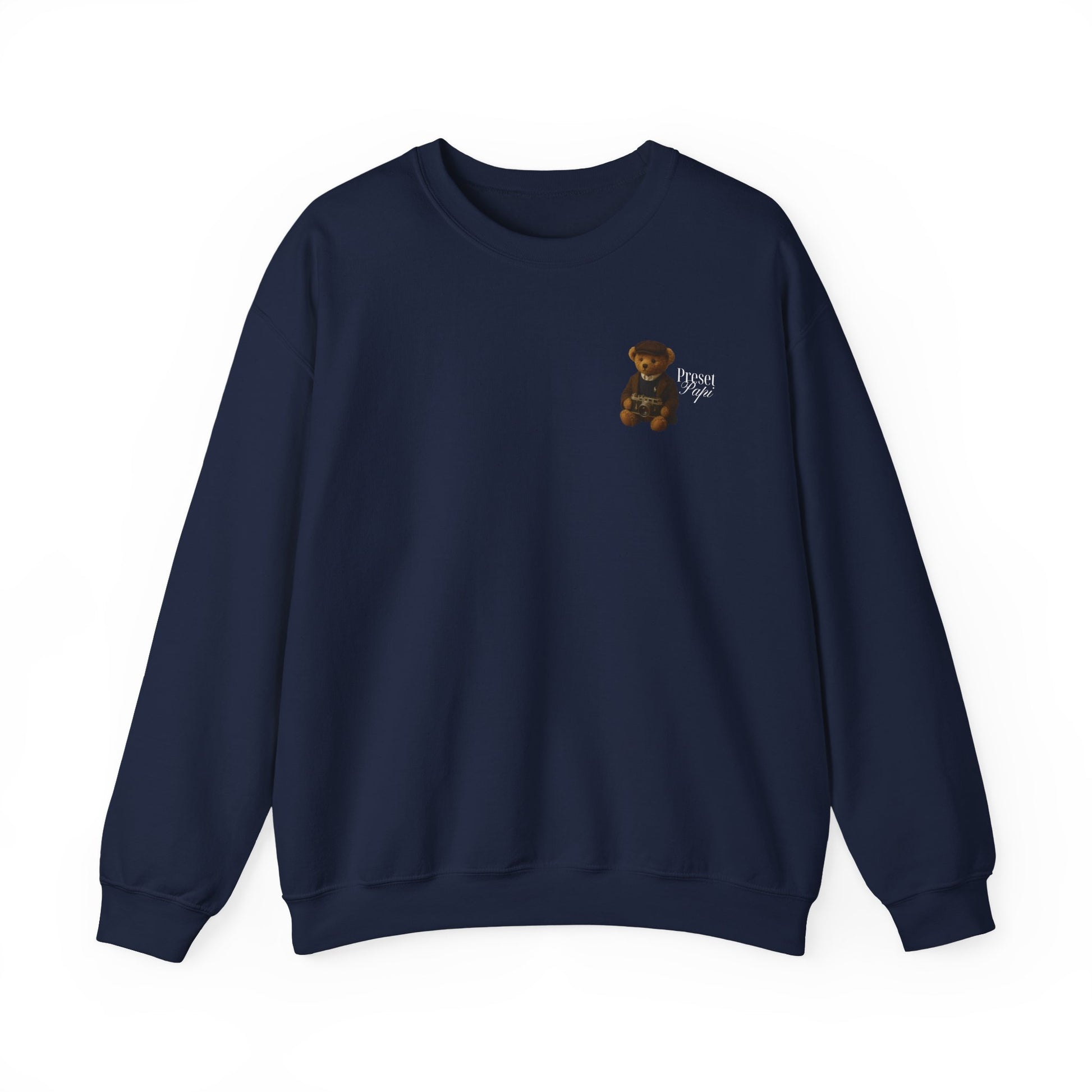 Preset Papi – Vintage Photographer Teddy Sweatshirt