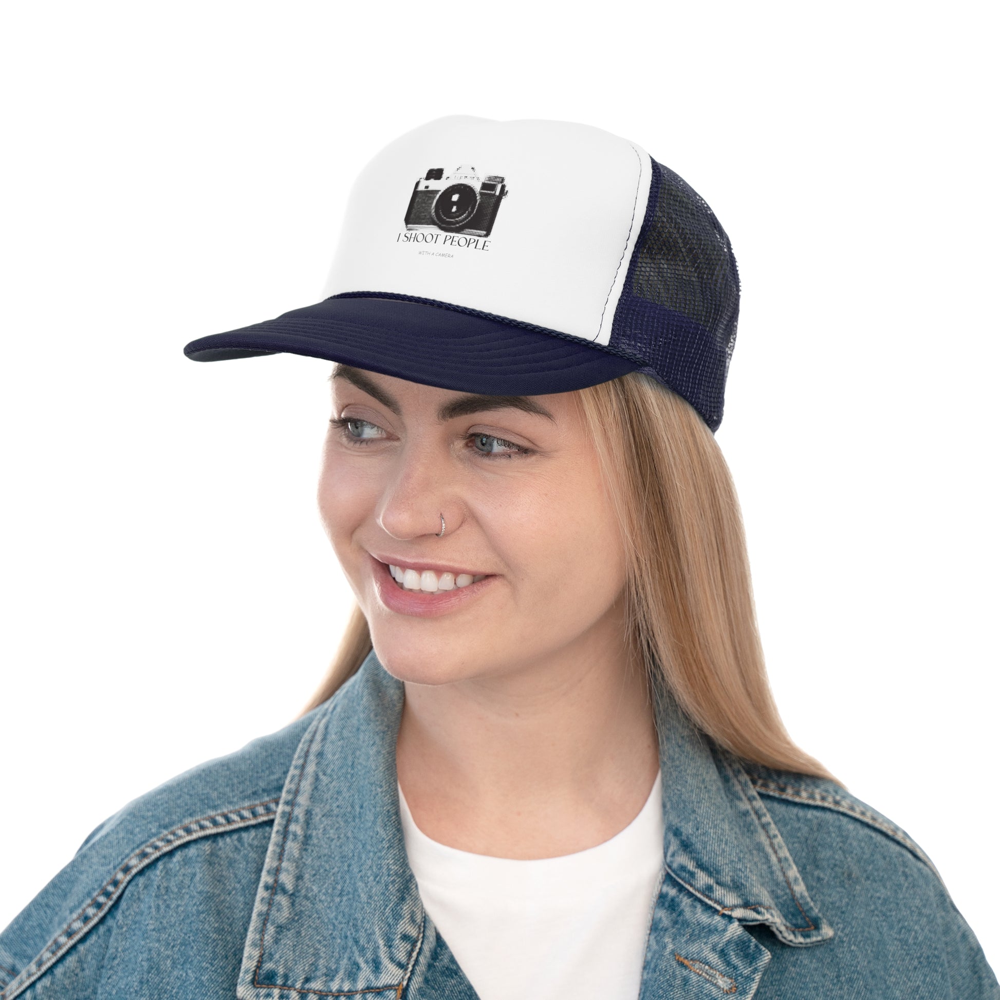 "I Shoot People (With a Camera)” – Funny Photographer Trucker Hat