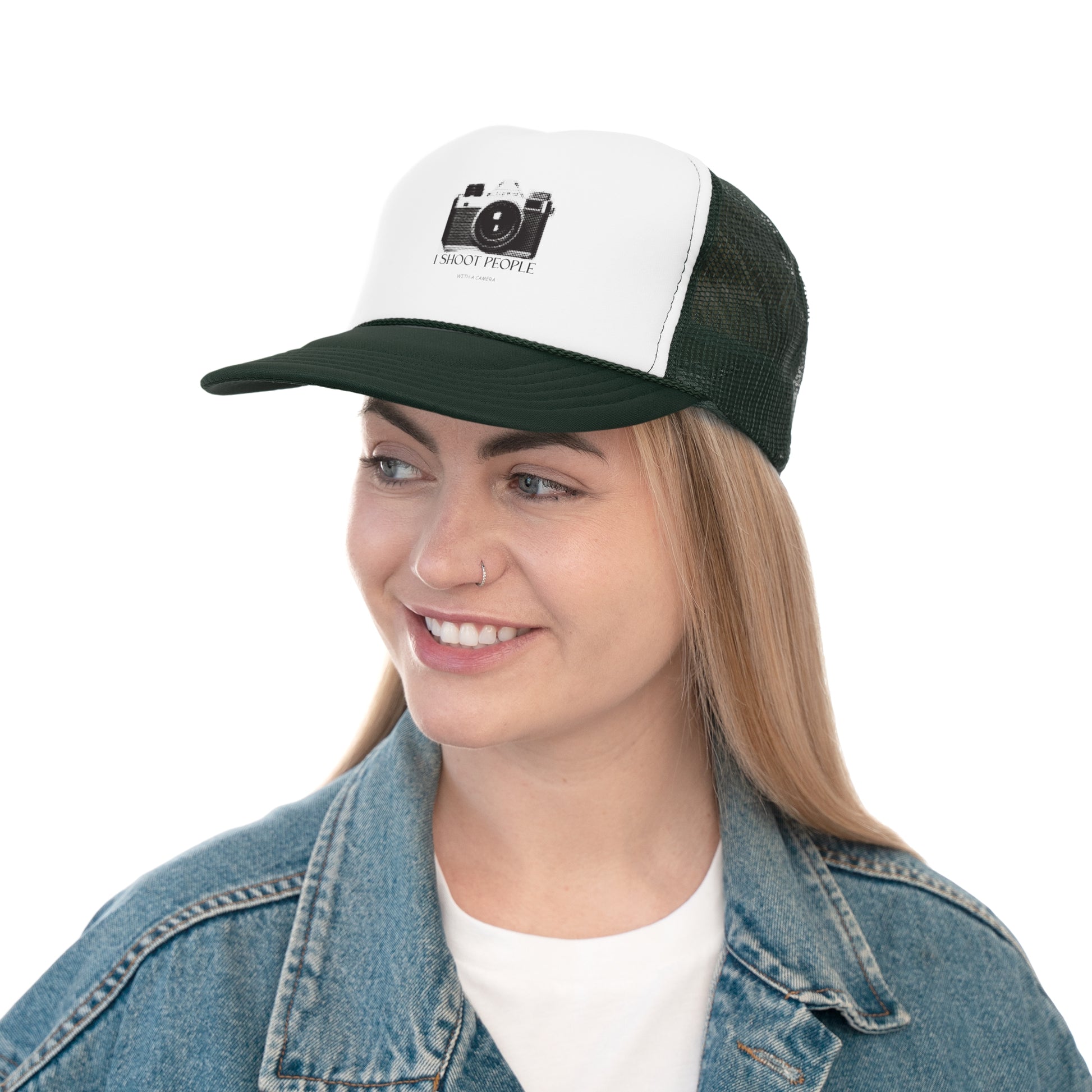 "I Shoot People (With a Camera)” – Funny Photographer Trucker Hat