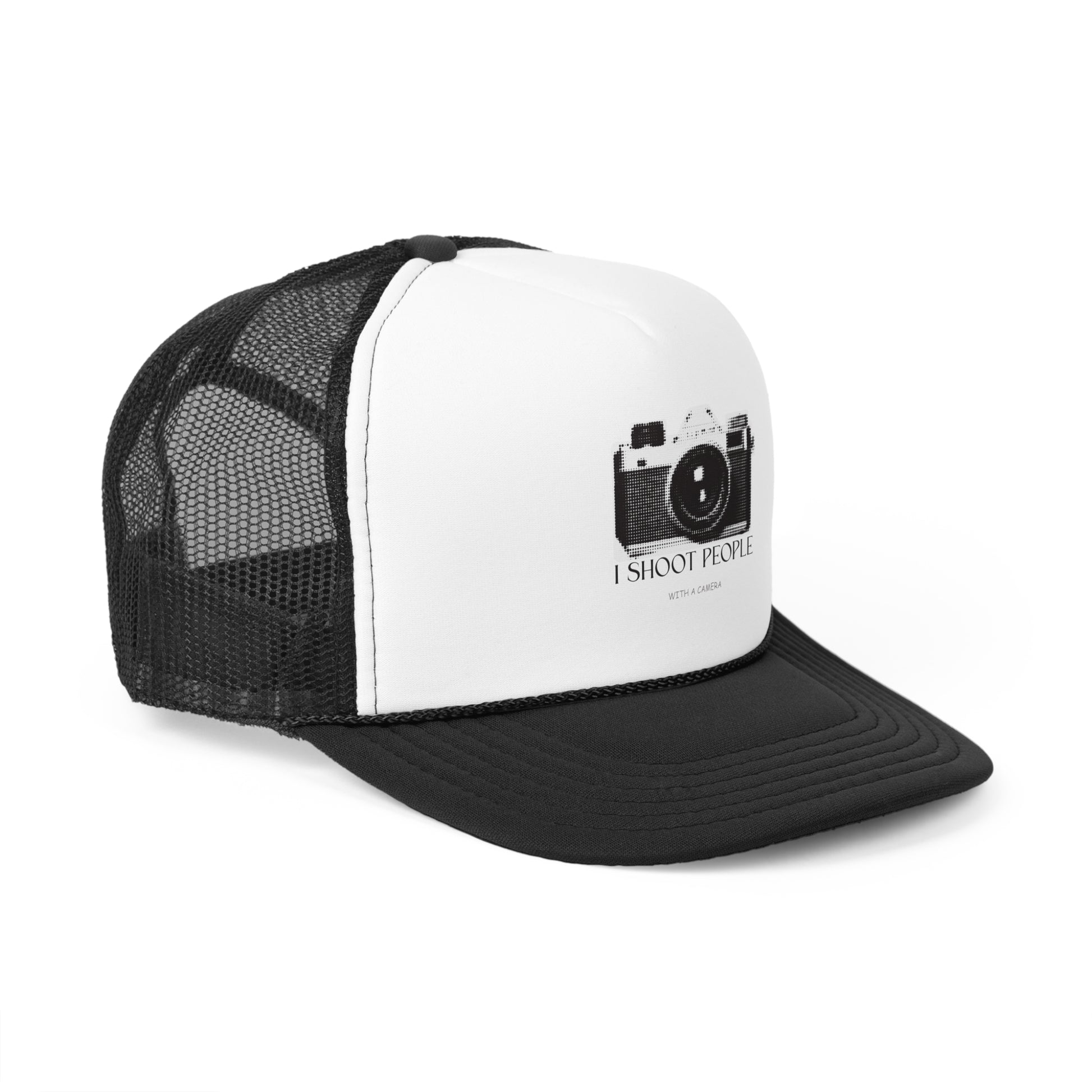 "I Shoot People (With a Camera)” – Funny Photographer Trucker Hat