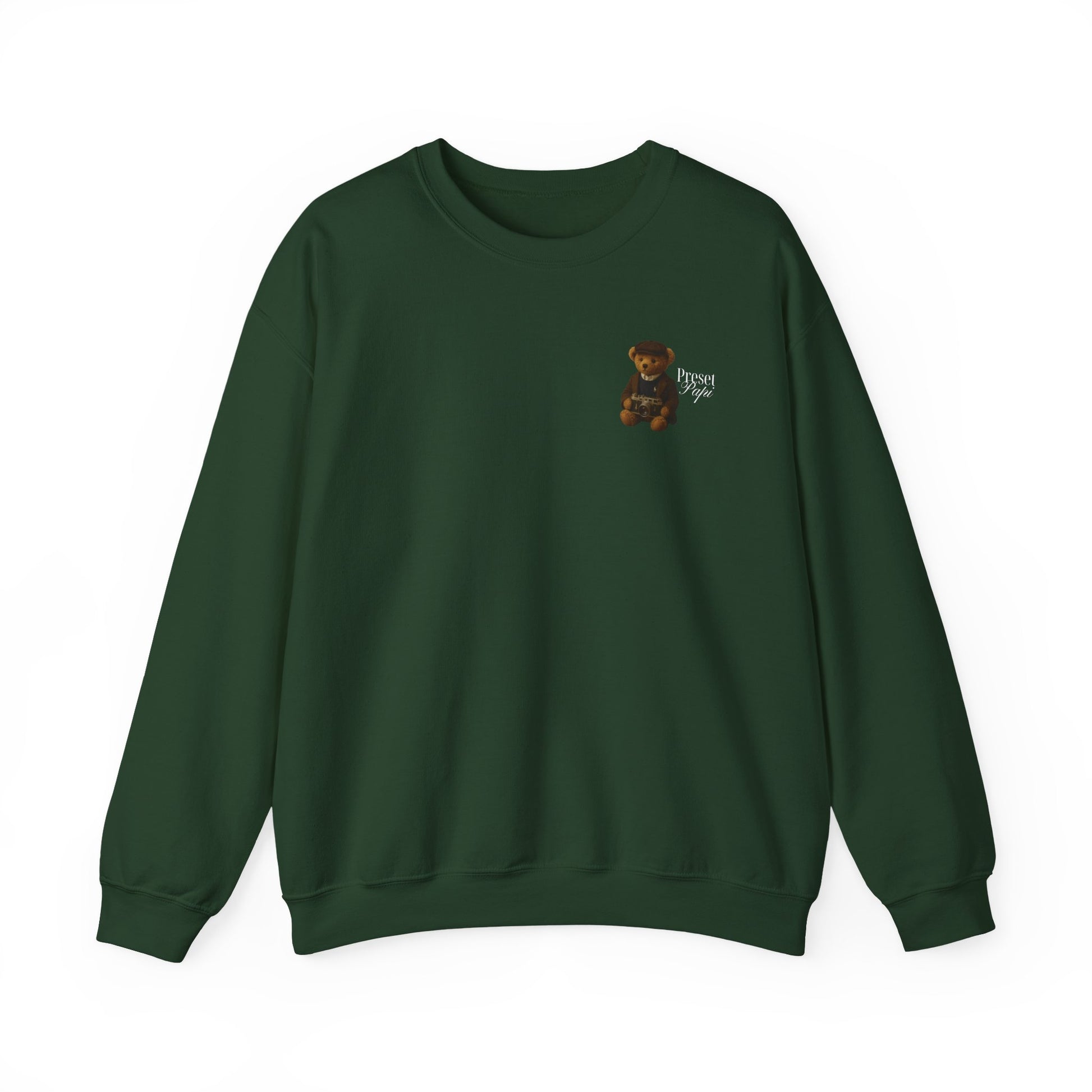 Preset Papi – Vintage Photographer Teddy Sweatshirt