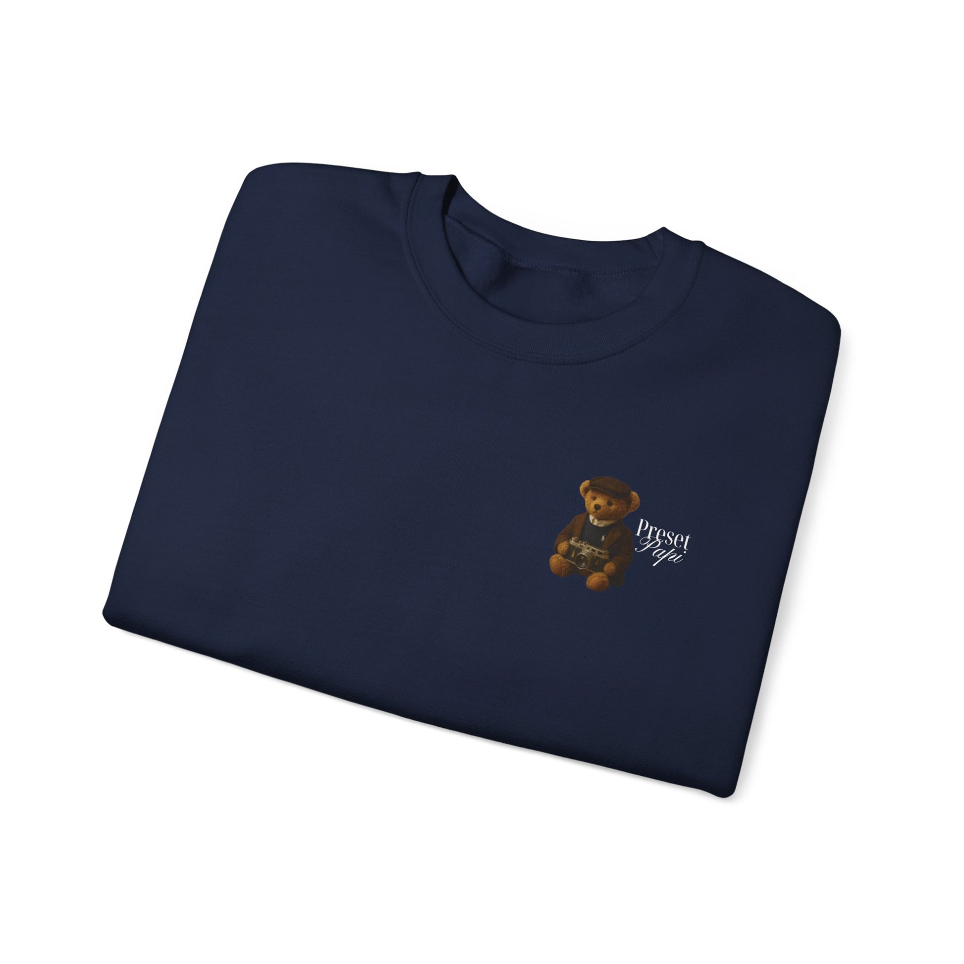 Preset Papi – Vintage Photographer Teddy Sweatshirt