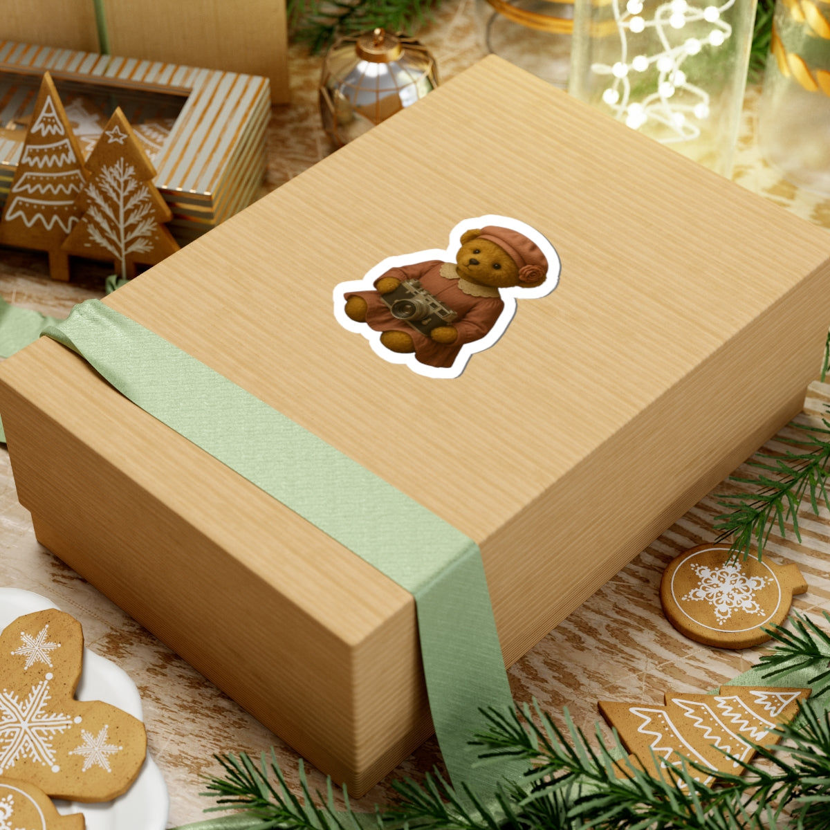Preset Princess – Vintage Photographer Bear Sticker