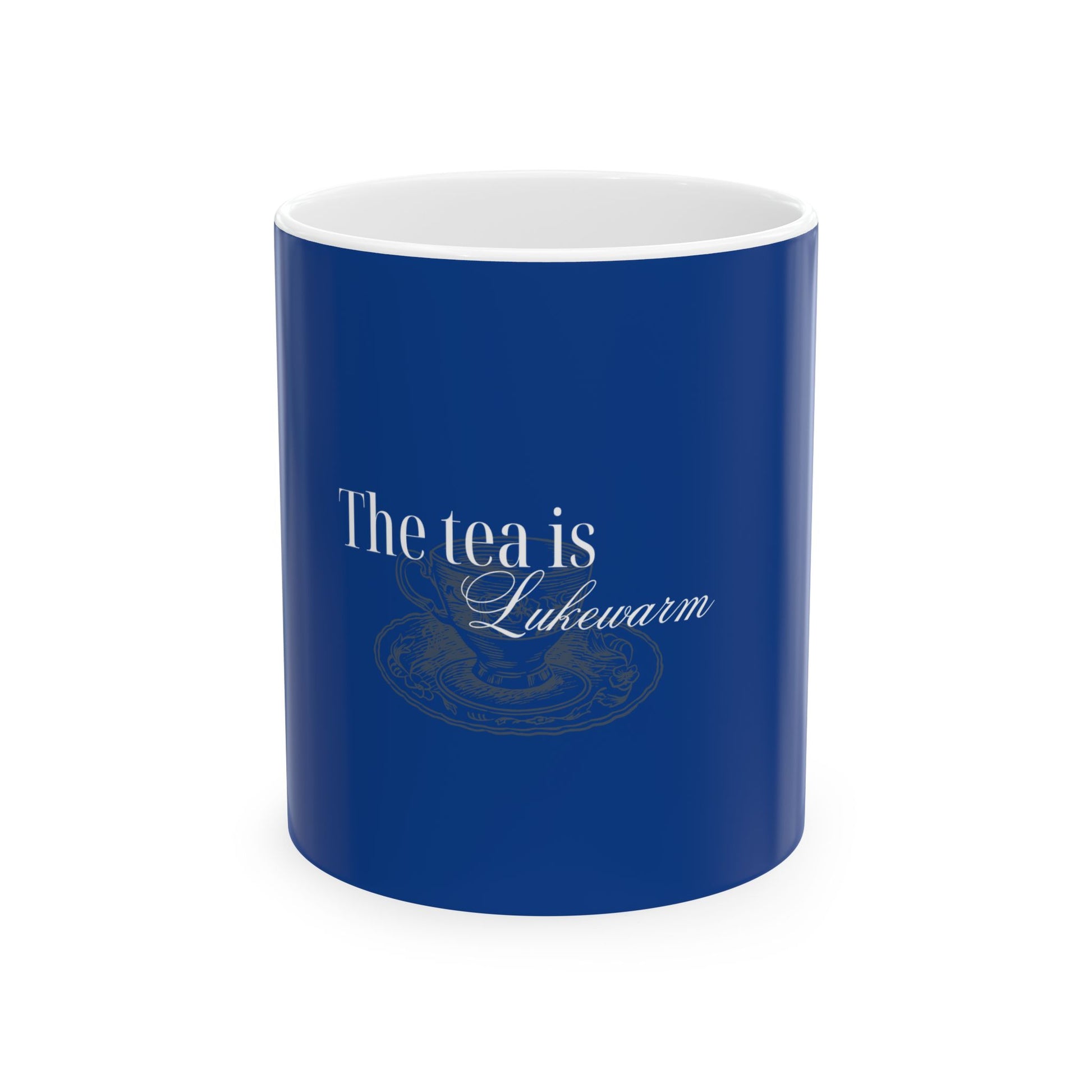 “The Tea Is Lukewarm” – Funny Sarcastic Mug Perfect for Tea Lovers, Gift for Friends, Kitchen Decor, Cozy Mugs, Unique Coffee Cup