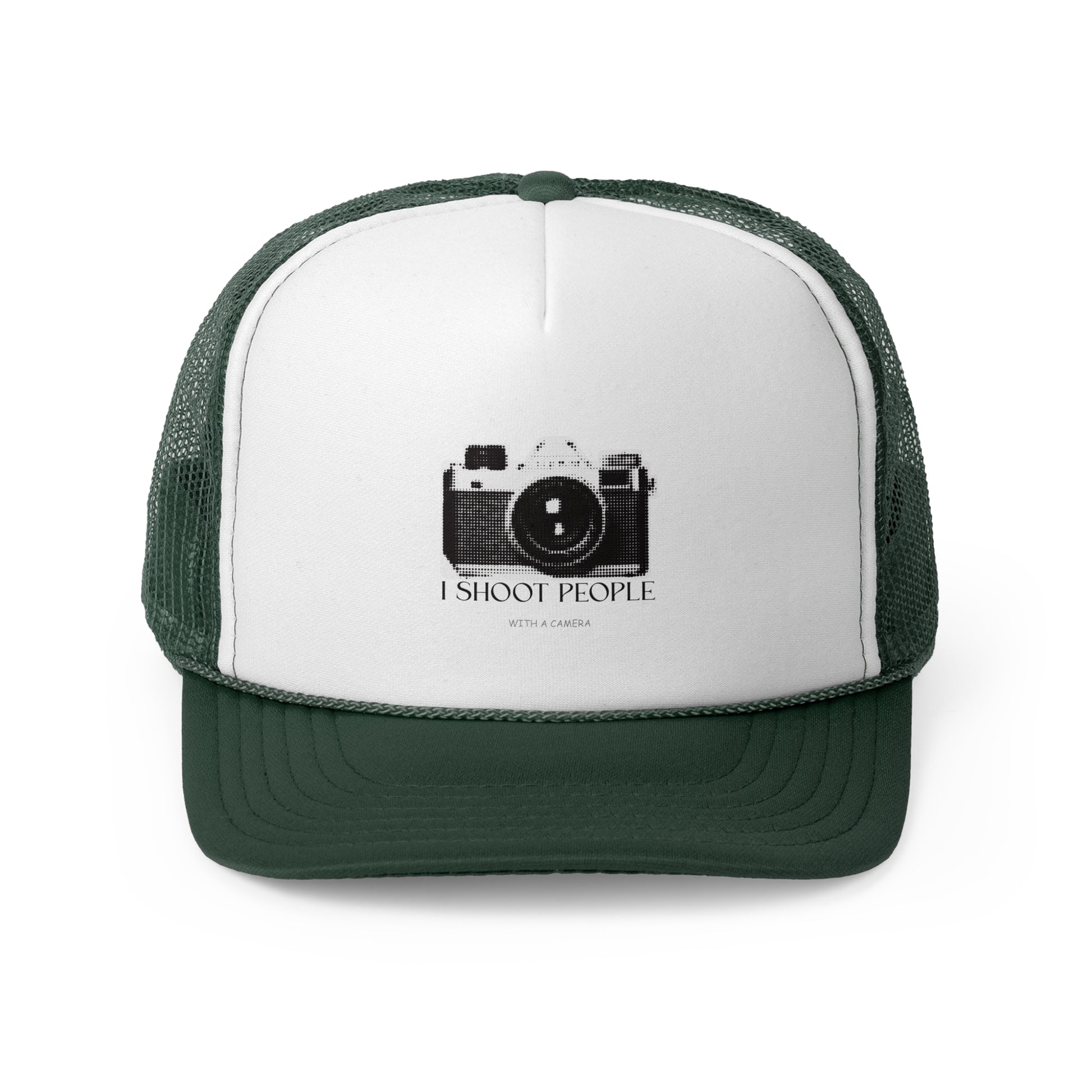 "I Shoot People (With a Camera)” – Funny Photographer Trucker Hat
