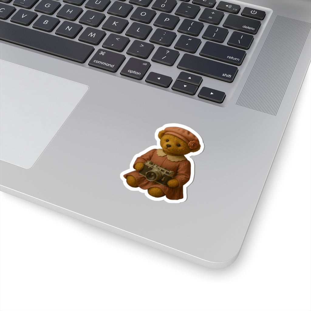 Preset Princess – Vintage Photographer Bear Sticker