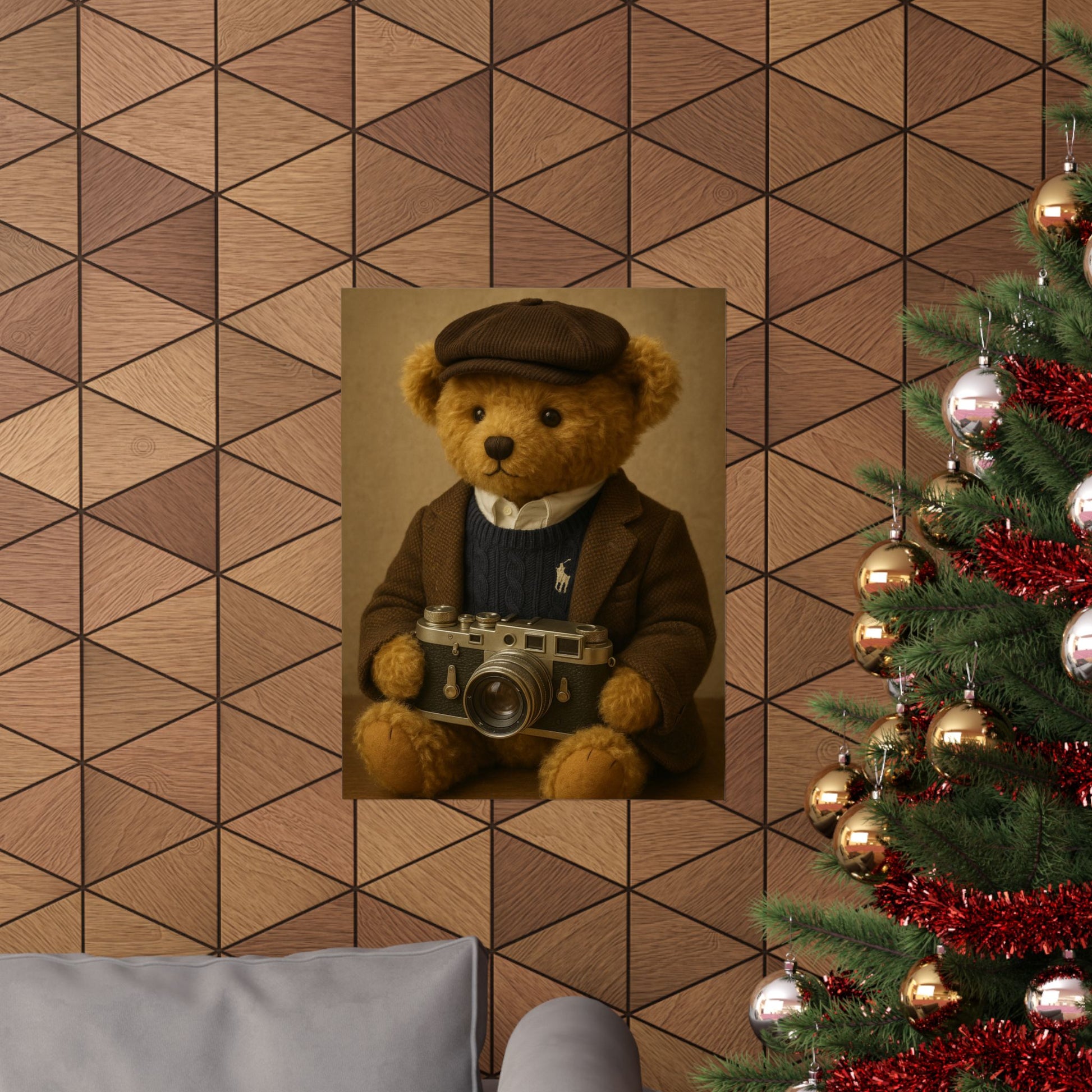 Preset Papi – Vintage Photographer Bear Art Print