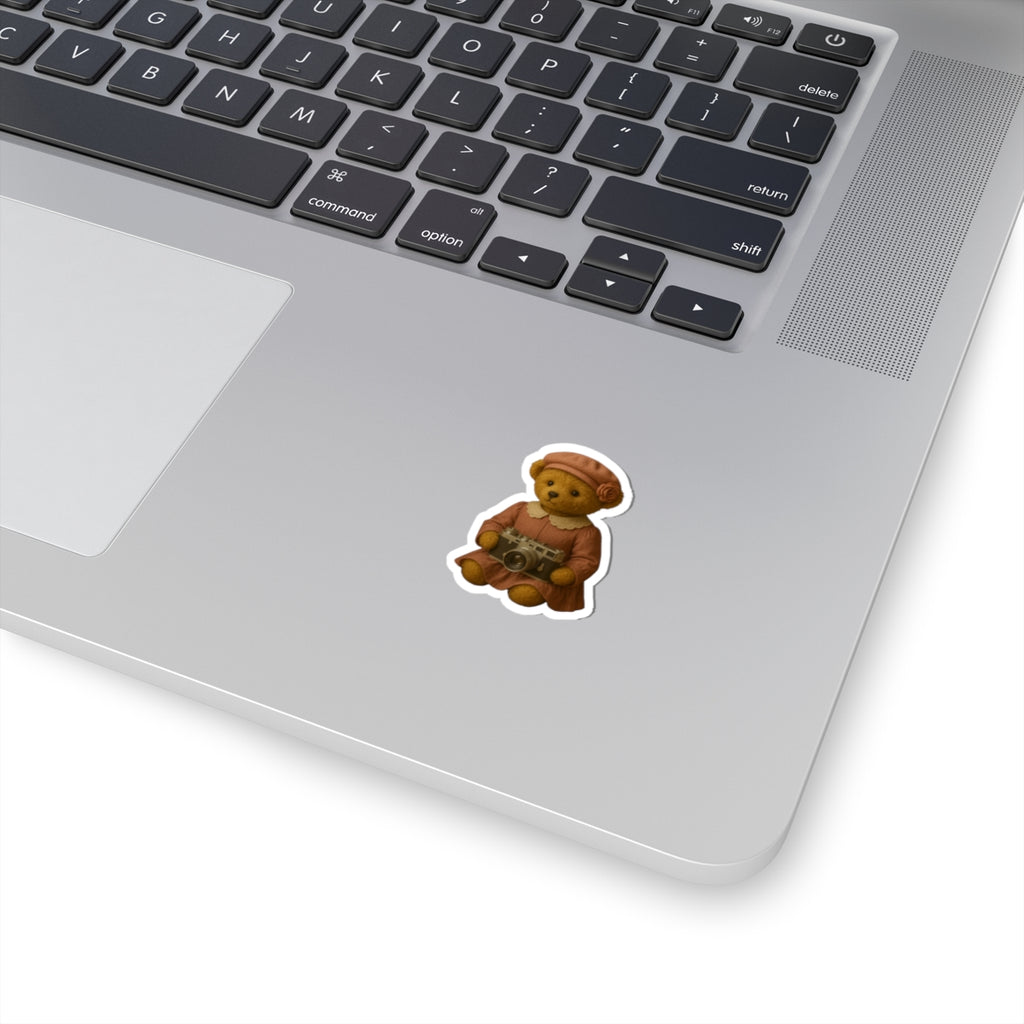 Preset Princess – Vintage Photographer Bear Sticker