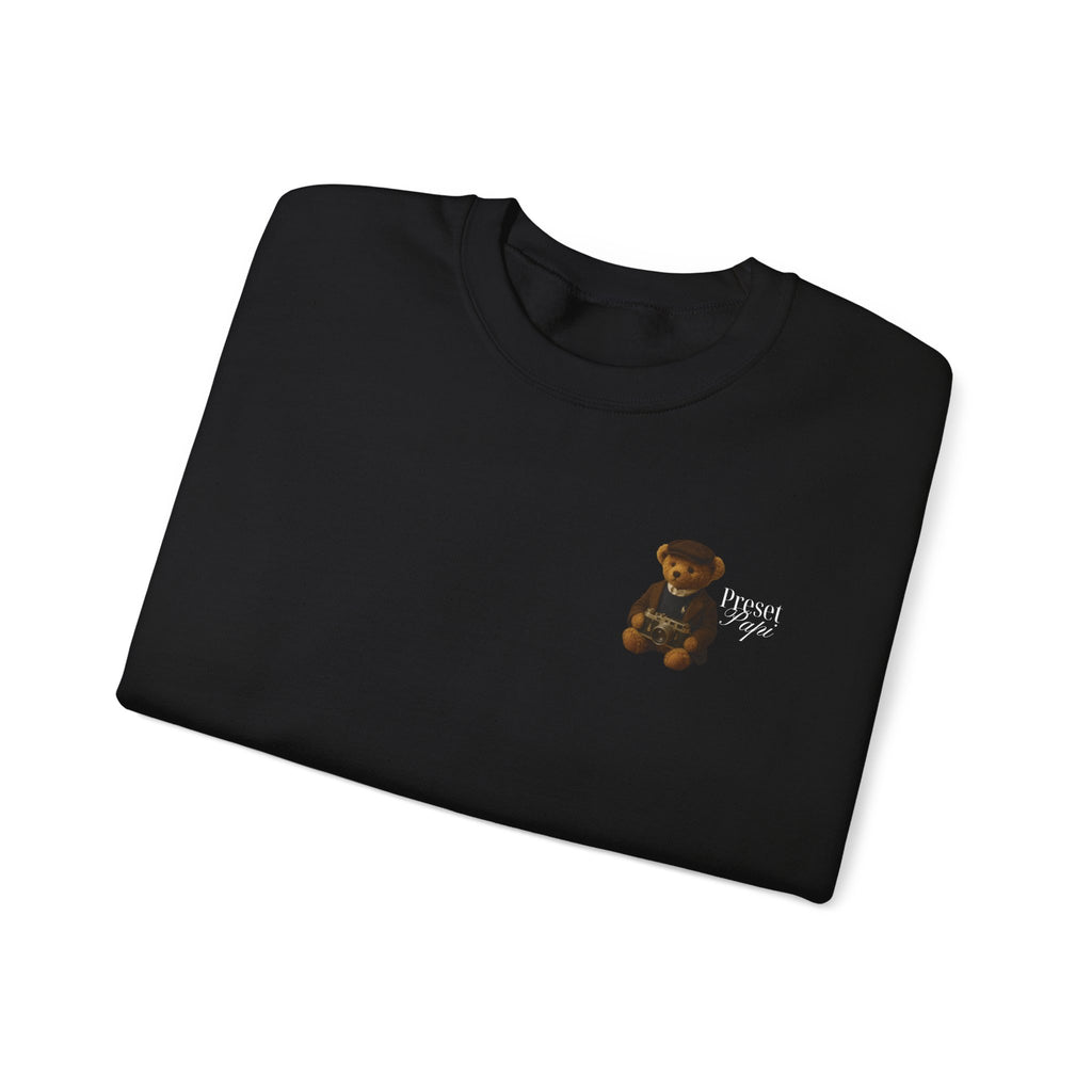 Preset Papi – Vintage Photographer Teddy Sweatshirt