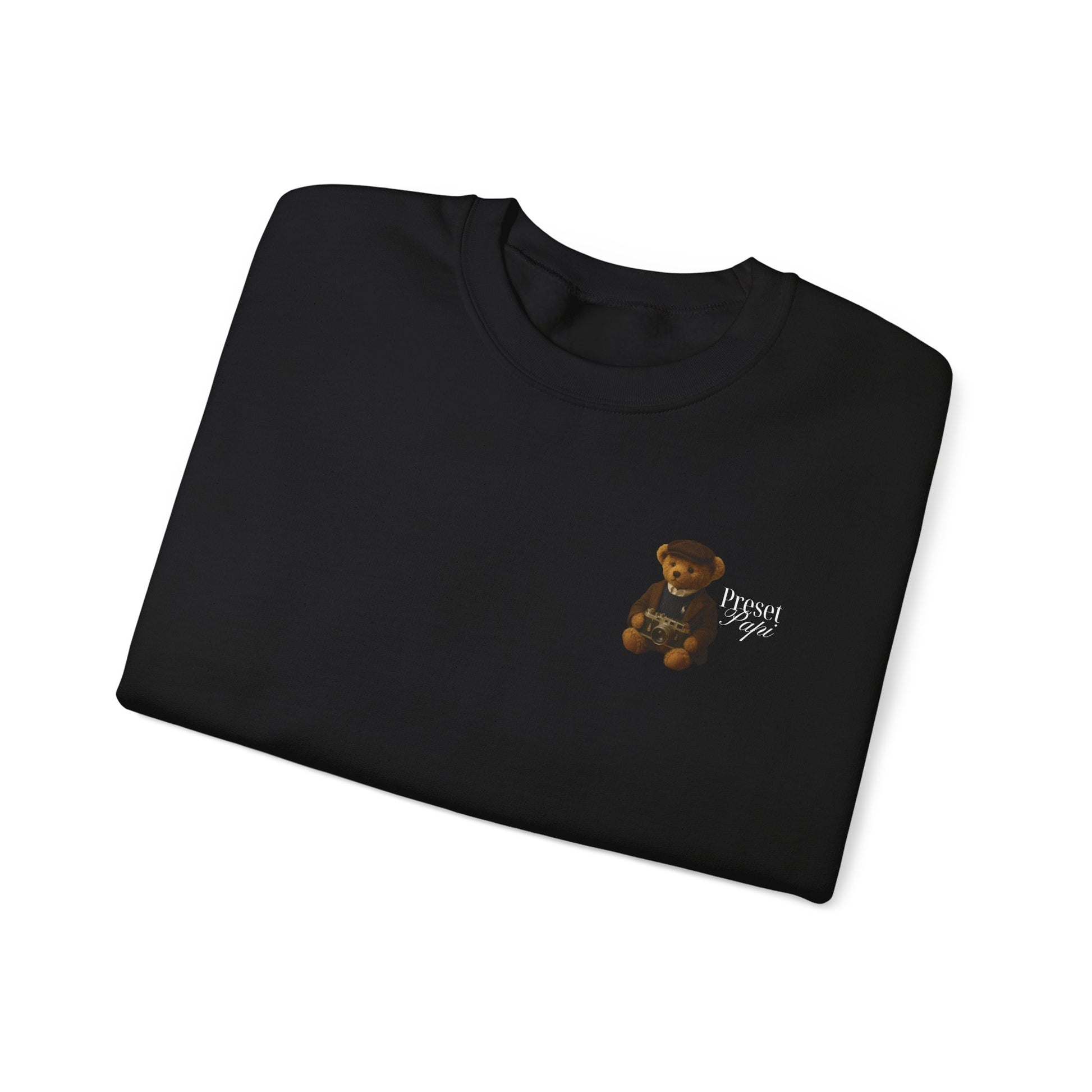 Preset Papi – Vintage Photographer Teddy Sweatshirt